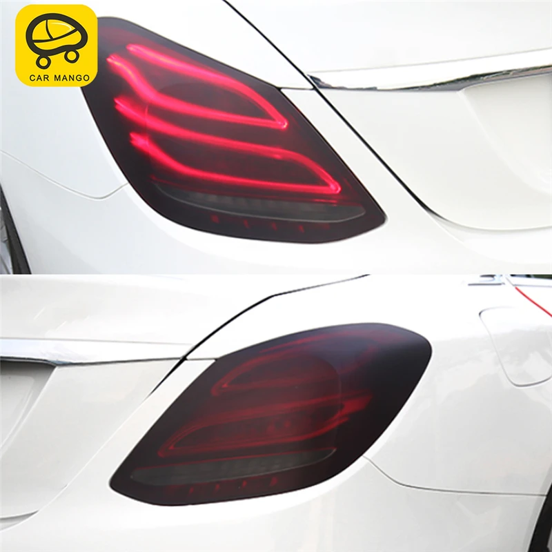 

CAR MANGO for Mercedes Benz E Class W213 Auto Rear Lamp Film Rear Light Film Smoked Black Sticker Cover Accessories