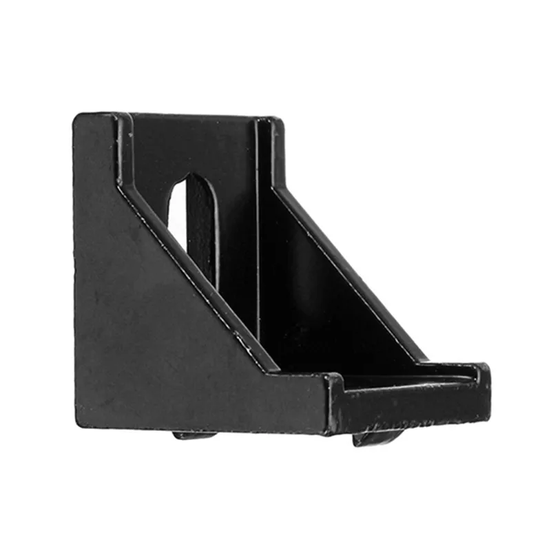 

SULEVE New 1pc Aluminium Alloy Black Corner Bracket Angle Corner Joint Angle Bracket for 4040 Aluminum Profile Extrusion Frame