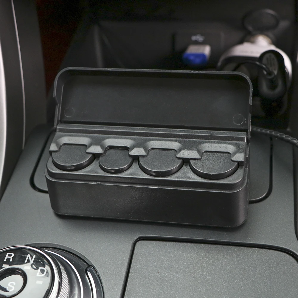 YOSOLO Auto Seat Crevice Storage Box Black Coin Case Storage Organizer Container Plastic Car Styling Universal Car Coin Holder YOSOLO Auto Seat Crevice Storage Box Black Coin Case Storage Organizer Container Plastic Car Styling Universal Car Coin Holder