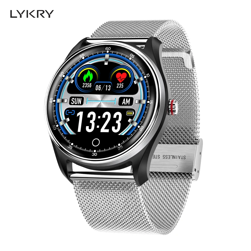

LYKRY MX9 ECG PPG Smart Watch Blood Pressure Heart Rate Monitor Multi-languages Life Waterproof Smartwatch For Men Women