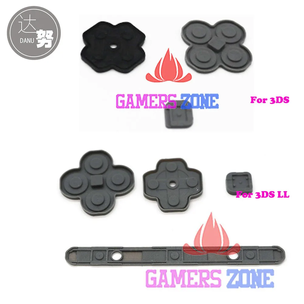 

For 3DS XL LL Silicon Conductive Rubber Button Pad Set Replacement Part For 3DS NDSL