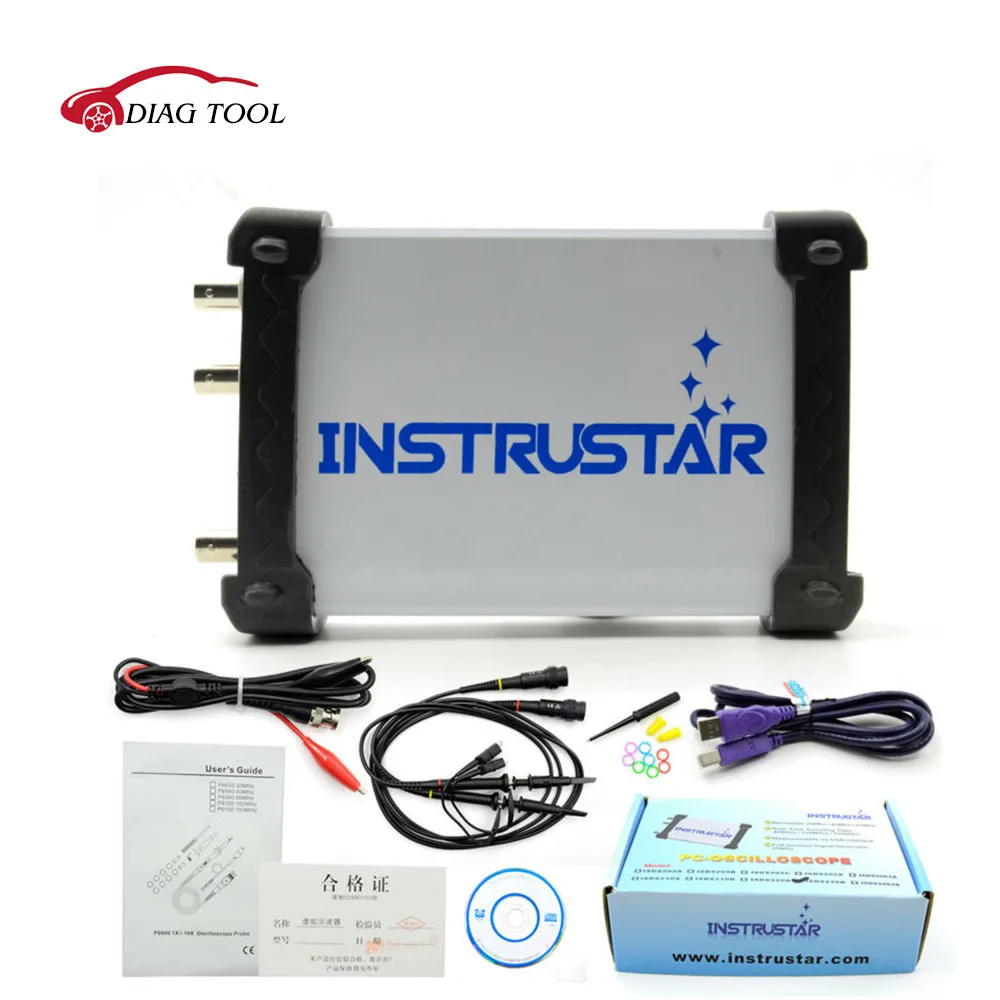 

Newly arrived ISDS220B Virtual PC USB oscilloscope 200M sample rate 60M bandwith with DDS Signal source generator