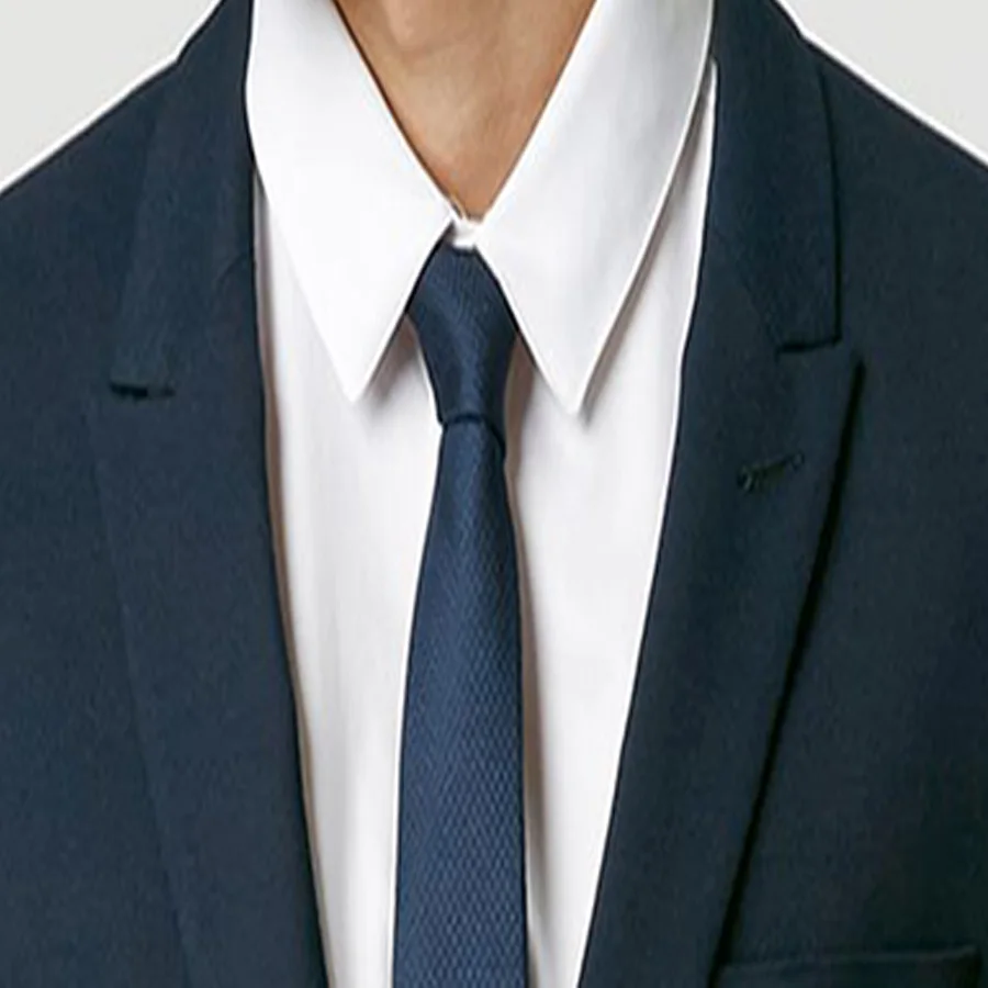 Top Design Navy Blue Smart Casual Business Suit Groom Tuxedos Wedding Suits Prom Party Suits Slim Fit for Men 2Pcs Hot Sale
