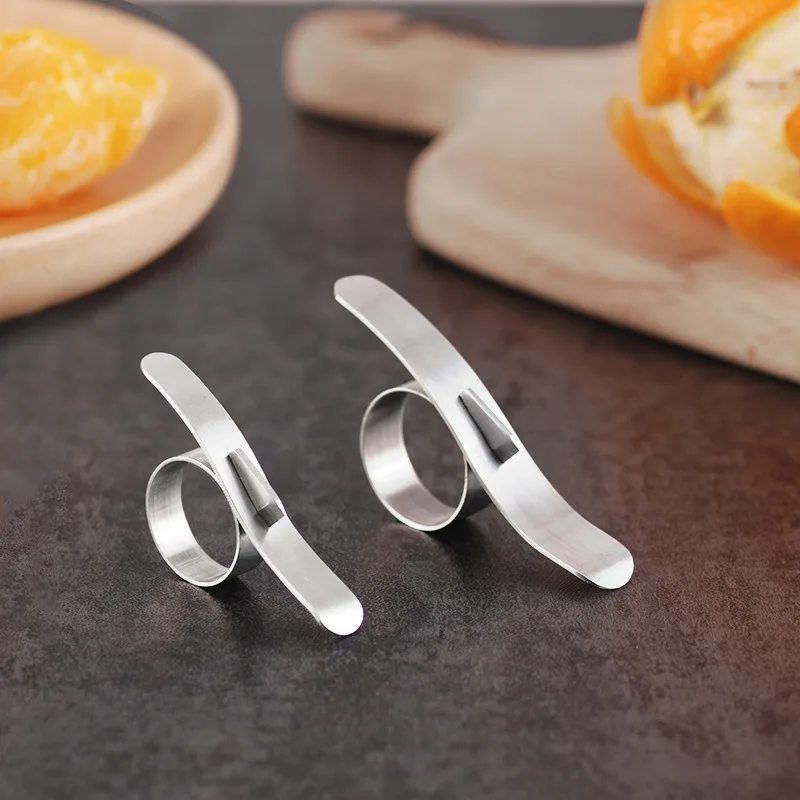 Апельсиновые цитрусовые овощерезки, набор из 2 Легкий измельчитель резак нож для удаления кожуры для удаления кухонных аксессуаров инструмент для приготовления пищи кухонный гаджет