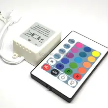 12V 24Key светодиодный rgb ИК RF инфракрасный Беспроводной контроллер для 3528/2835/5050 светодиодный полосы RGB 12В 24 клавиши Беспроводной контроллер без аккумулятора