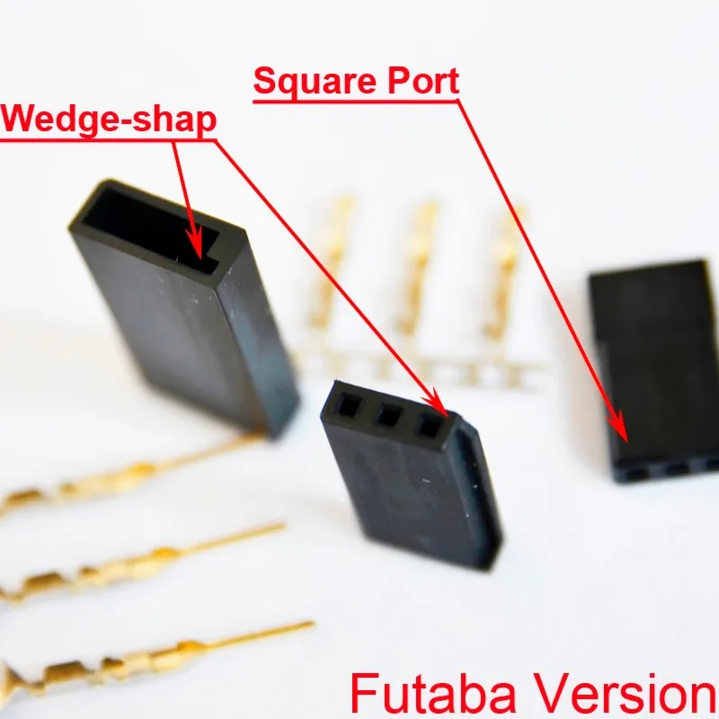 Склад 100 комплектов JR/Futaba Разъем для RC модели, серворазъем, модель приемника батарея ESC подключение