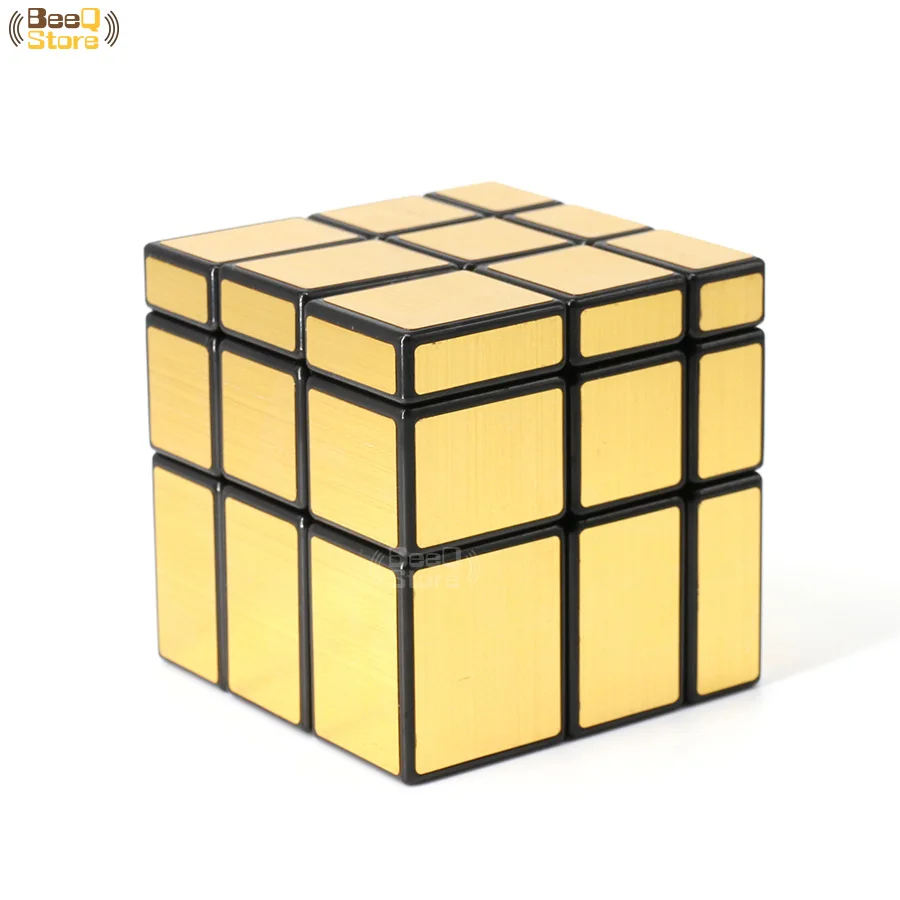 Shengshou 2x2 3x3 зеркало куб магический куб золотого, серебряного цвета матовый Magic Cube 3x3x3 для детей Обучающие игрушки подарок