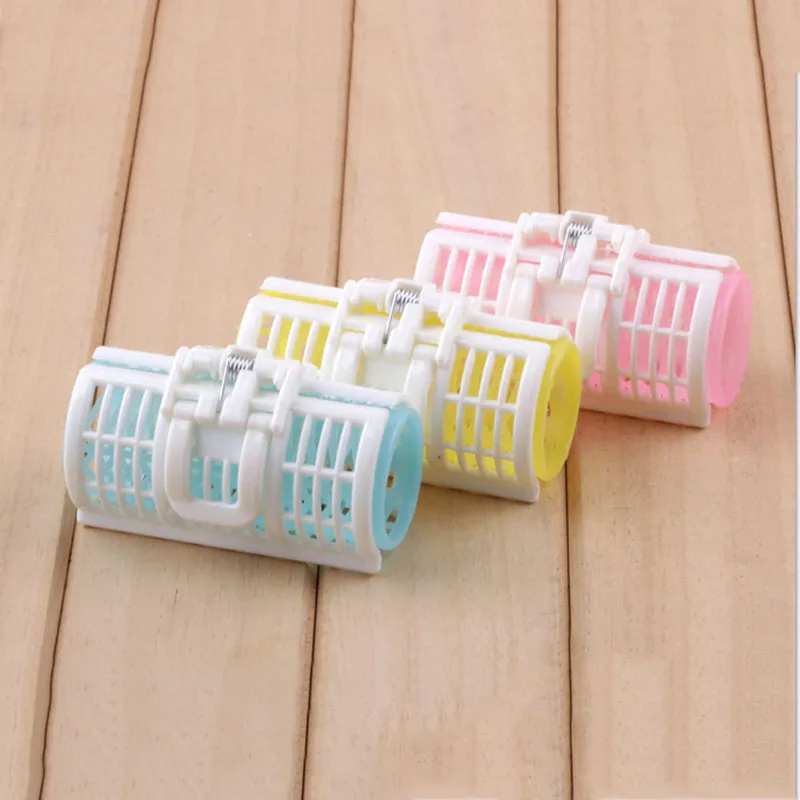 

3pcs Hairdressing Home Use DIY Magic Large Self-Adhesive Hair Rollers Styling Roller Roll Curler Hair Tool Color Random