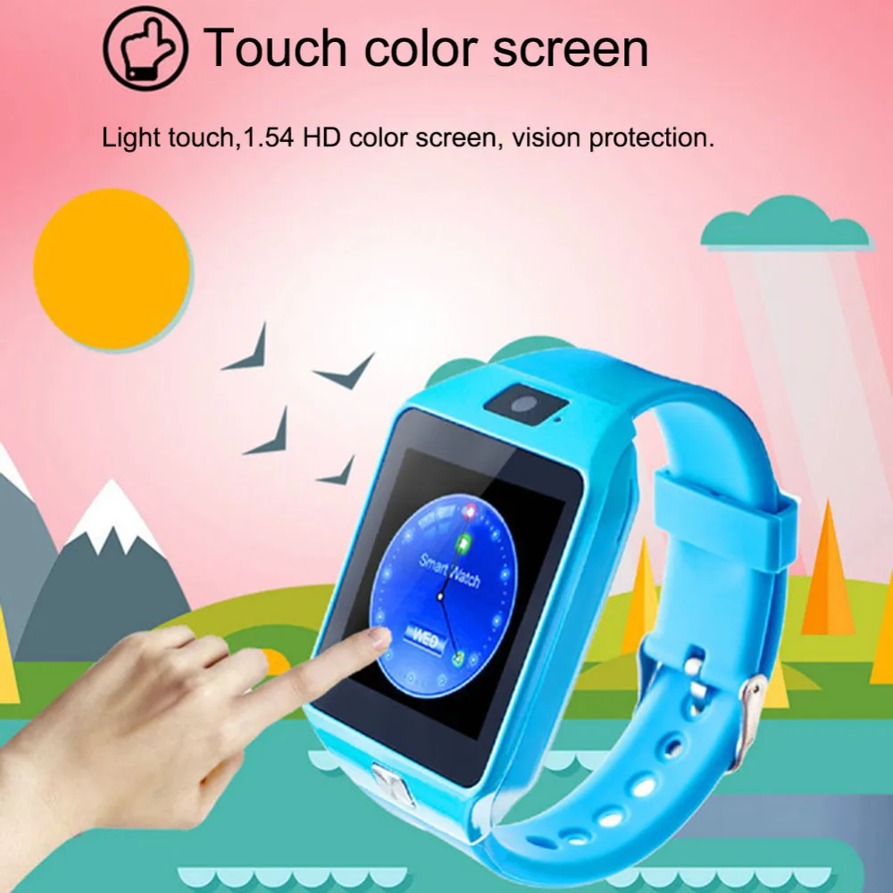  GPS Tracker Positionierung IP67 Wasserdichte Bluetooth kinder Smart Sport Anruf Uhr Kamera Armbandu