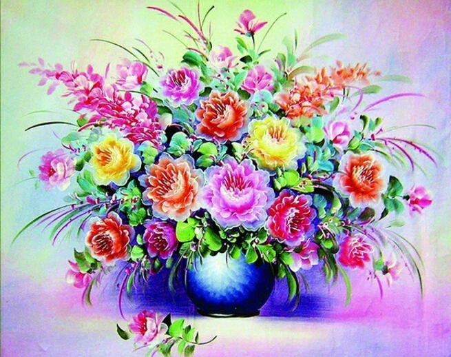 flower-DIY-Diamond-Painting-Craft-accessories-Cross-stitch-thorn-to-draw-needlework-diamond-embroidery-z001