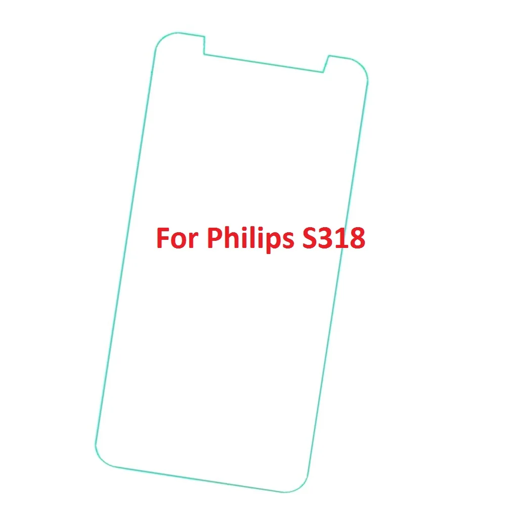 

For Philips S318 Tempered Glass 2.5D 9H Protective Film Explosion-proof LCD Screen Protector For Philips S 318 S318 5.0inch >