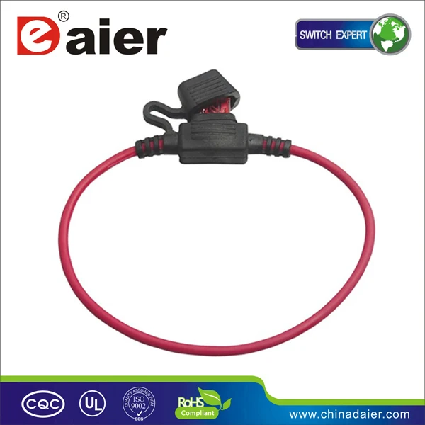 

F107-C Car fuse holder, mini fuse holder inline Automotive Fuse Holder MINI BLADE Fuse holder