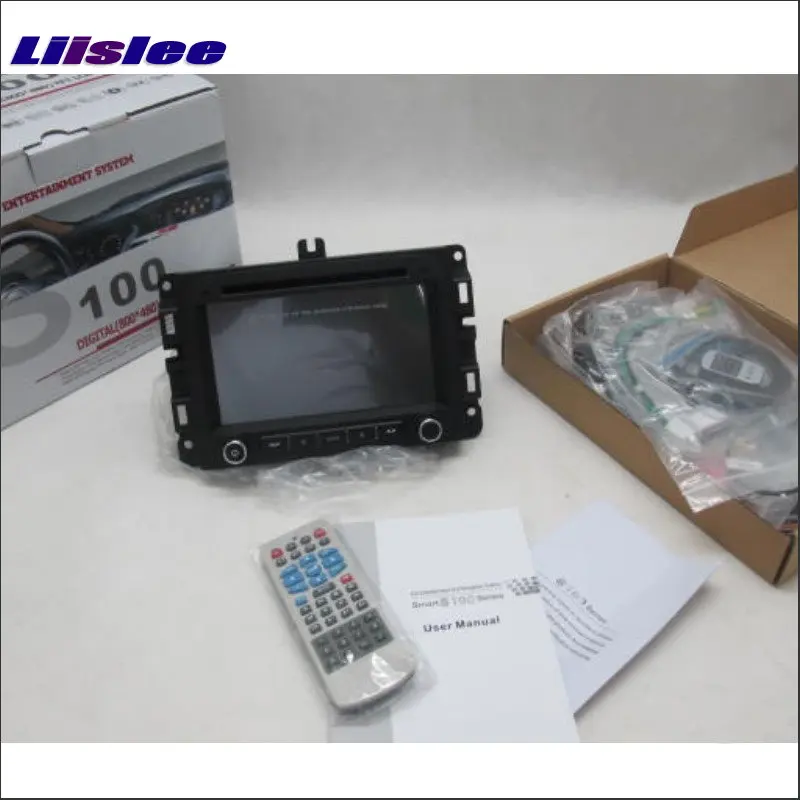 Clearance Liislee For Dodge Ram 1500 2500 3500 Pick Up 2010~2016 Car Radio Stereo DVD Player GPS Nav Map Navigation Wince & Android System 3