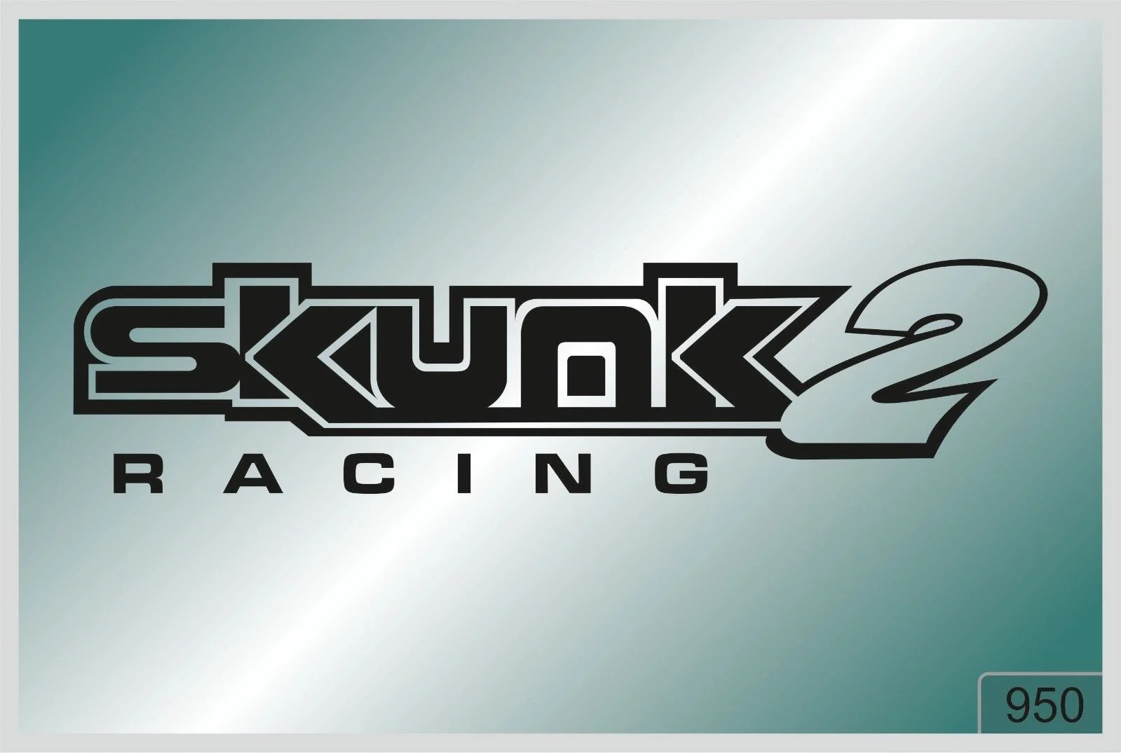 For SKUNK2 RACING 2 pcs. stickers HIGH QUALITY DECALS different colors 950in Car Stickers from