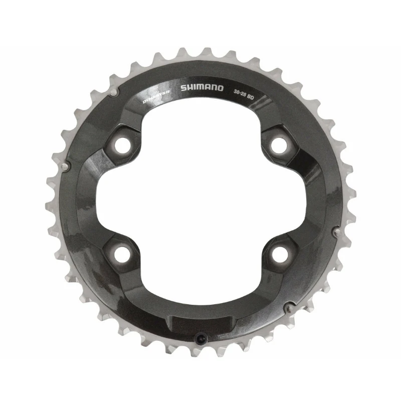 

shimano XT 2-speed Chainring FC-M8000 64BCD 96BCD with 34-24T, 36-26T or 38-28T gear combination for 2-speed FC-M8000 crank