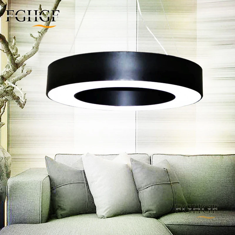 Hanging Modern Led Chandelier Lights For Dining Room Bar suspension Round luminaire suspendu Chandeliers Lamp Lighting Fixtures (5)