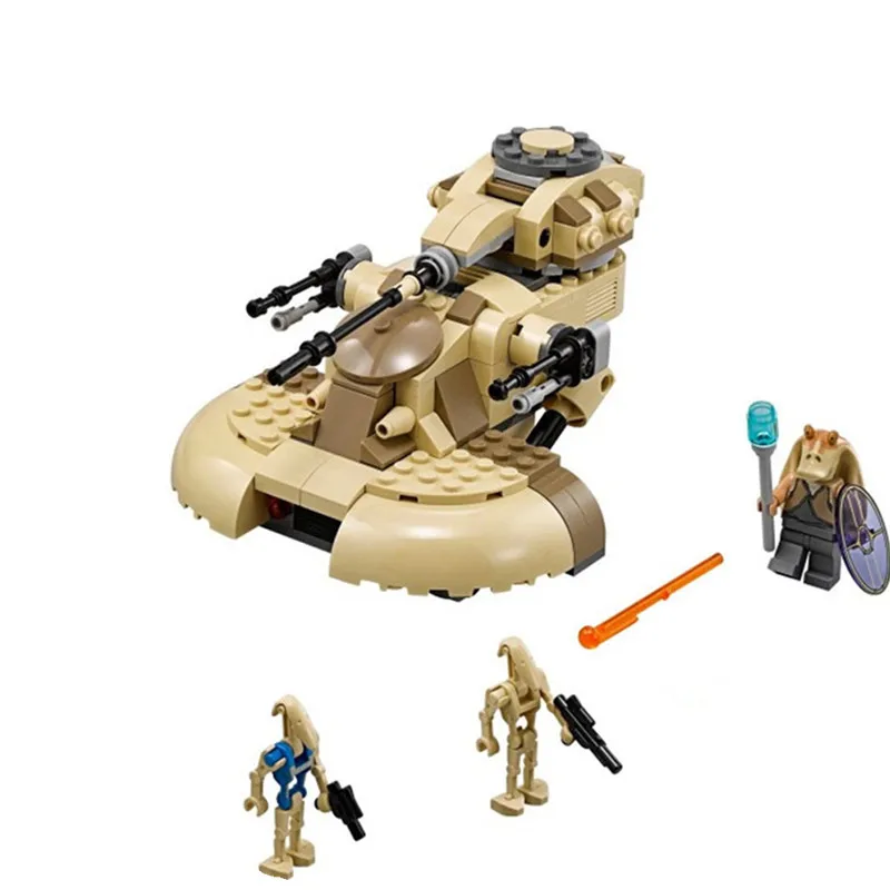

DIY Tanks model Star Wars Clone AAT Building Blocks Bricks Vulture robot Compatible 75080 Toys for children birthday