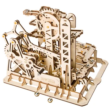 

Hot Popular 3D DIY Assembled Wooden Dollhouse Series Steam Stem Model Toys Model Kit - Tower Coaster LG504