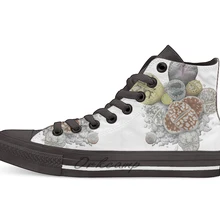 Lithops кластер(без этикеток) Повседневная Высокая холщовая обувь кеды для Прямая