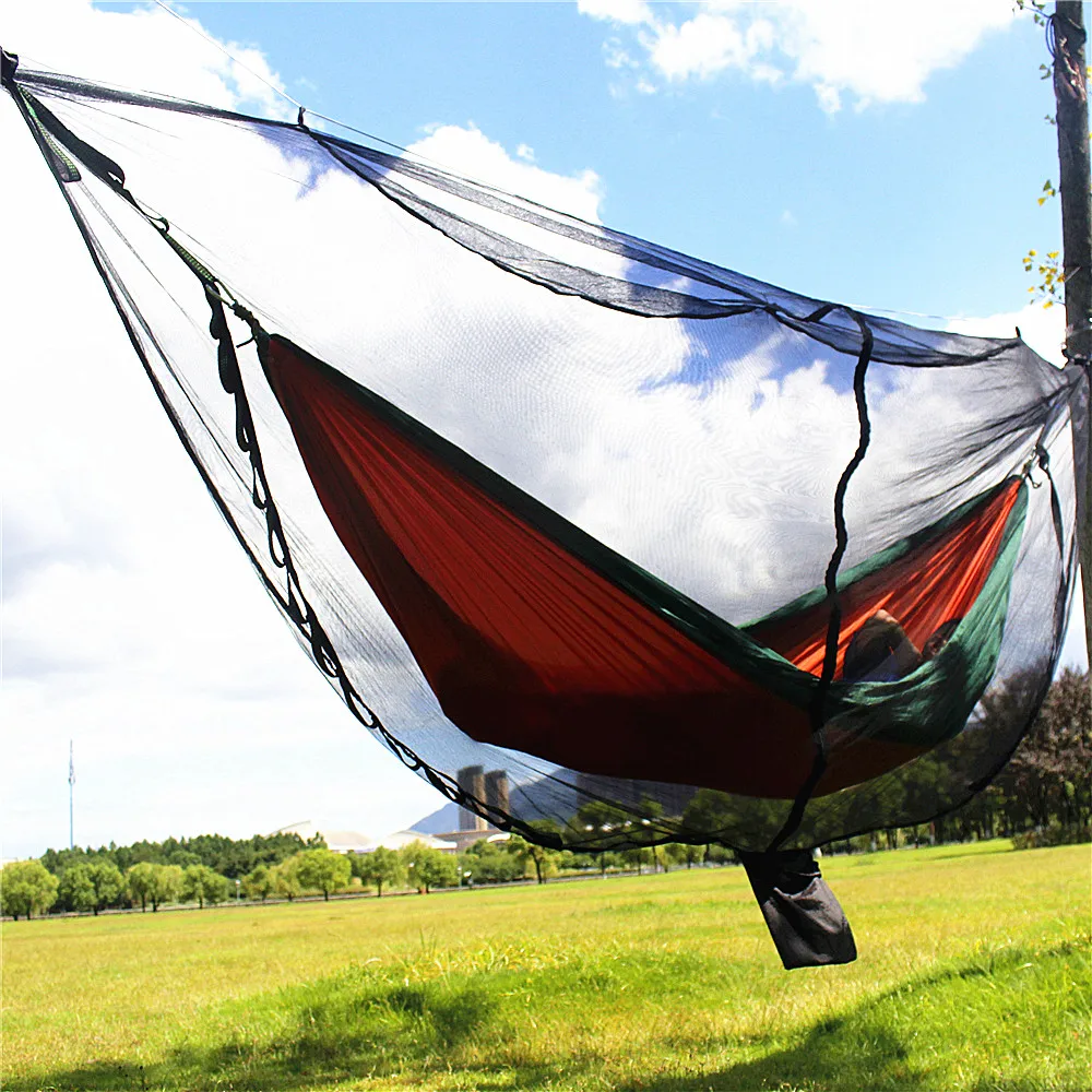 

Portable Ultralight Hammock Mosquito Net For Outdoor Survival Nylon Material Anti-Mosquito Nets With 340*140cm Super Size