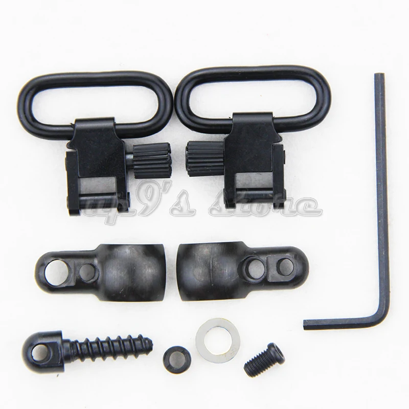 

10 pair QD Gun Sling swivels Magnum Band Split Barrel Band Kit For Winchester Shotguns Gun accessories