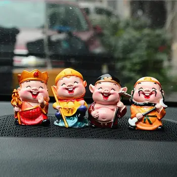 

4pc/1set Resin Classical Dolls Priest Sanzang And His Three Disciples Journey To The West Chinese Souvenir Crafts E490