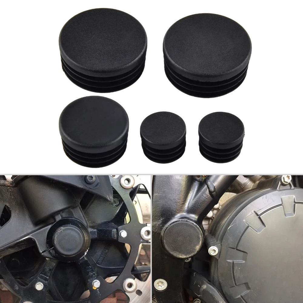 Motorcycle 5PCS Swingarm Axle Covers Caps For KTM Adventure 1050 1090/R