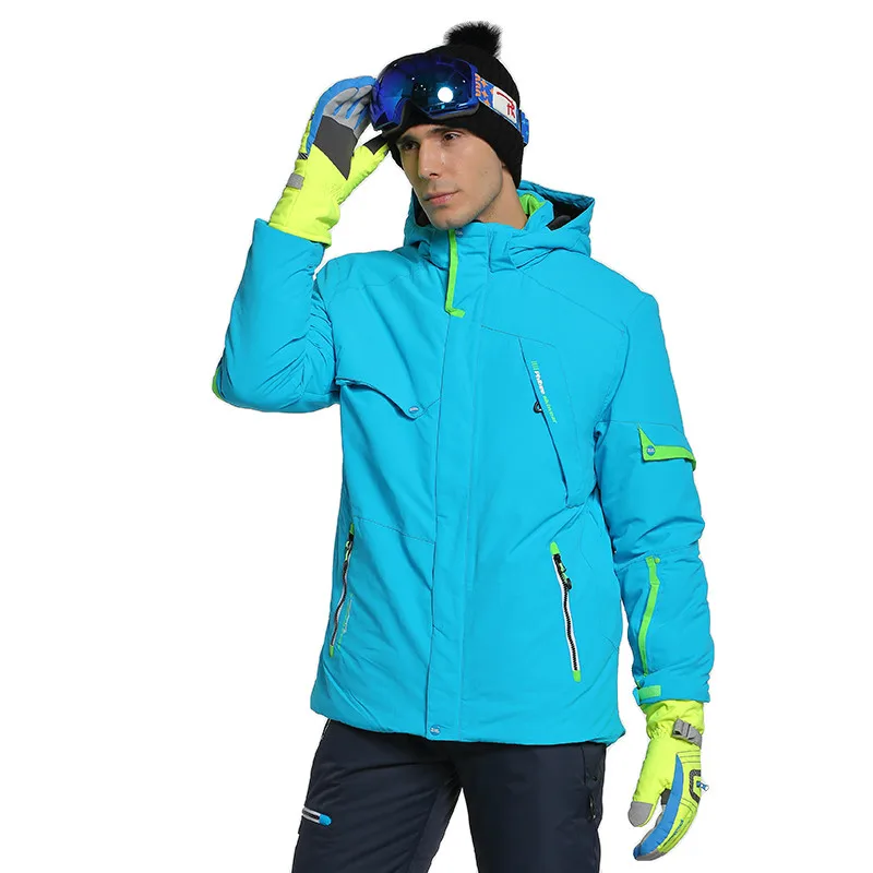 

Men Ski Snowboard Jacket Waterproof Windproof Hiking Camping Outdoor Warm Coat Jacket Men Winter Clothes Outerwear -35 degree