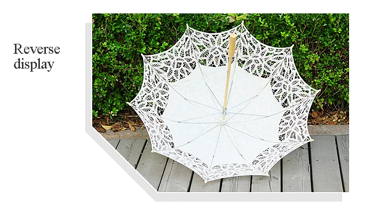 Черный кружевной зонтик из хлопка для танцев, украшения для свадебной фотосъемки, туристический зонтик от дождя