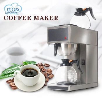 Coffee Machine American Office Or Commerce Full Automatic Distillation Of Drip Proof With Two Heating Plate Keep Temperature Coffee Machine American Office Or Commerce Full Automatic Distillation Of Drip Proof With Two Heating Plate Keep Temperature