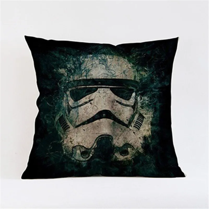 Чехол на подушку в классическом стиле с изображением персонажей Звездных Войн мастер-Штурмовик йода Дарт Вейдер 3PO - Цвет: A6