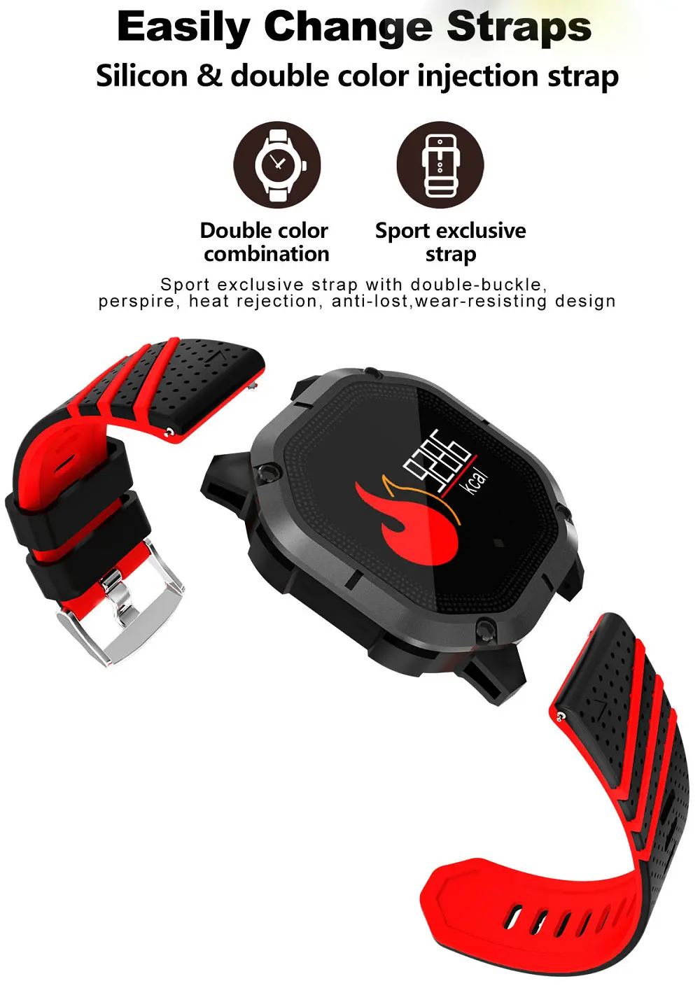 K5 Смарт-часы IP68 Водонепроницаемые несколько спортивных режимов плавательный монитор сердечного ритма кислородные часы K5 умный Браслет