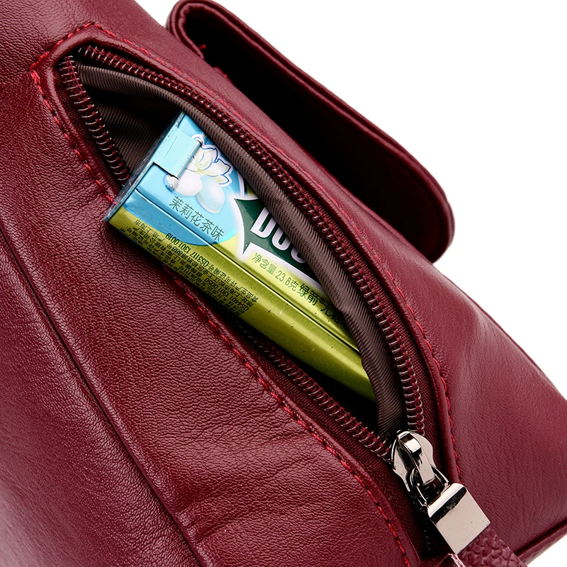 Koop Nieuwe Vrouwelijke Lederen Messenger Bags Feminina Bolsa Lederen Luxe Handtassen Vrouwen Tassen Designer 2019 Sac A Main Dames Schoudertas