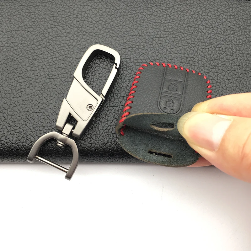 Стиль ключа автомобиля плоский квадратный кожаный чехол для Nissan Qashqai Micra Navara Almera Note Fob крышка 2 кнопки дистанционного ключа оболочки
