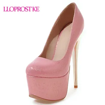 

LLOPROST KE Women Stiletto High Heel Shoe Round Toe Spring Footwear Lady Spring Fashion Heeled Pumps Heels Shoes Size 48 MY109