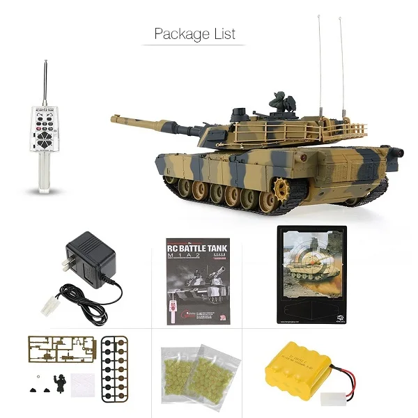 HENG_LONG_3816_124_USA_M1A2_Abrams_Airsoft_Battle_Panzer_RC_Tank_with_Programming_Function_320_Degree_Turret_Rotating_15