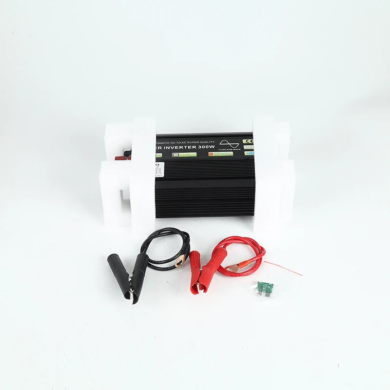 300W PURE SINE WAVE POWER INVERTER/CONVERTER PEAKING 600W FREE SHIPPING/CABLES