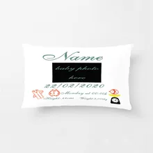 Индивидуальный чехол для подушки для мальчиков и девочек, полиэстер, хлопок, чехол для подушки для детей, декоративная подушка для дивана, чехол