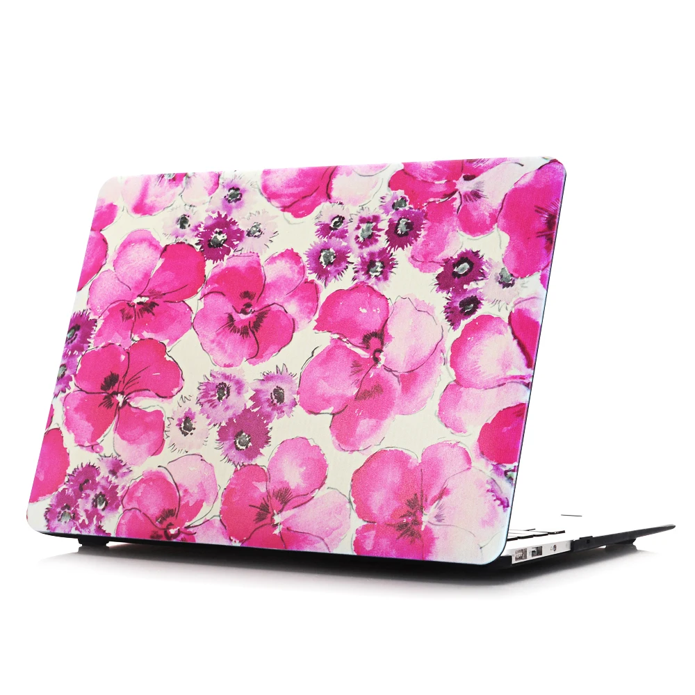 NEW Pattern Series Colorful Hue Matte Case Cover For Apple macbook Air Pro Retina 11 12 13 15 laptop bag For Mac book 13.3 inch