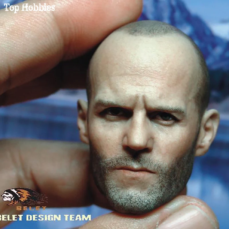 

BELET BT012 1/6th Jason Statham Head Sculpt Model HEADPLAY Death squads Tough guy Head 2.0 For 12"Male Muscle Action Figure Body
