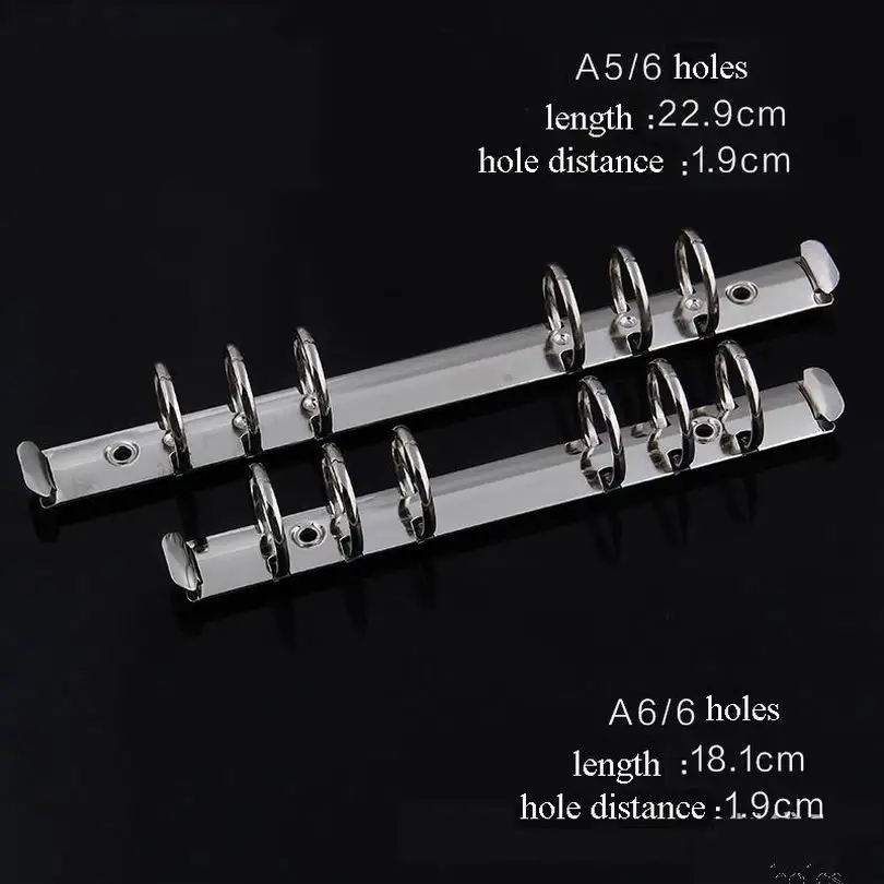 Wholesale 300PC Metal Spiral Binder Clip Stainless Steel A4 A5 A6