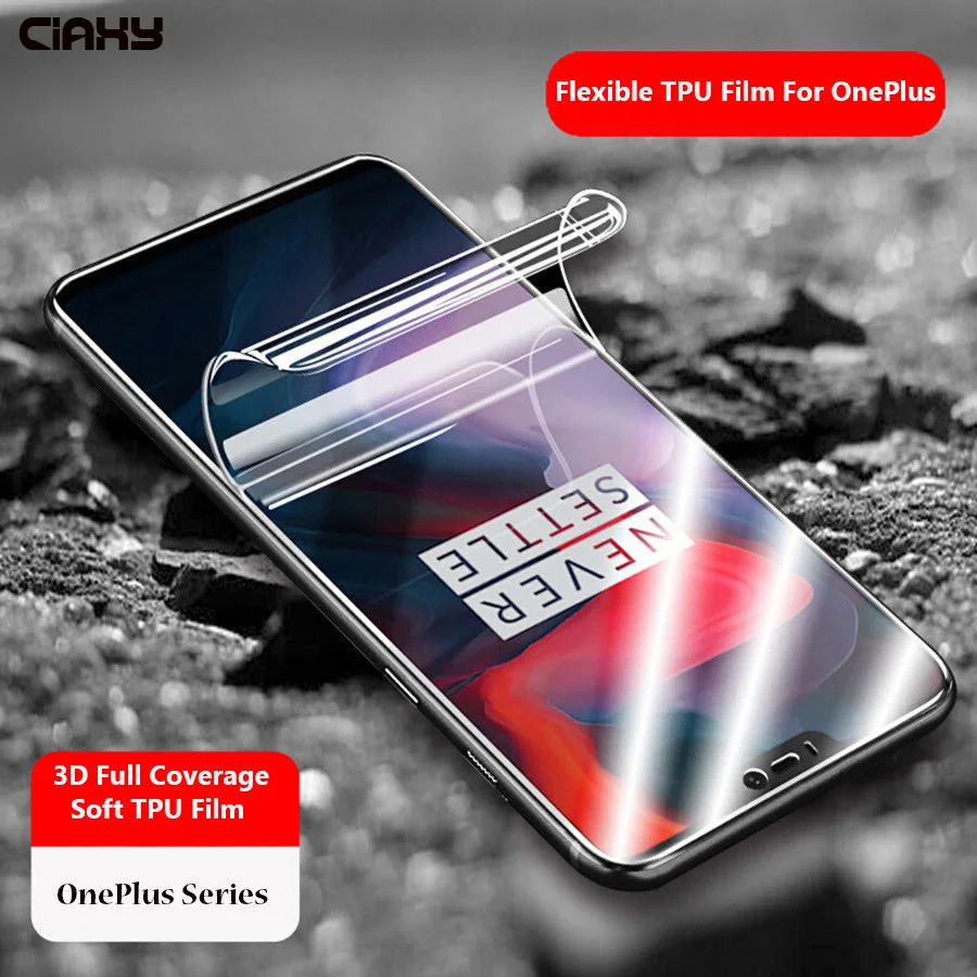 CIAXY Передний + задний 3D полное покрытие премиум Экран протектор для OnePlus 7 6T