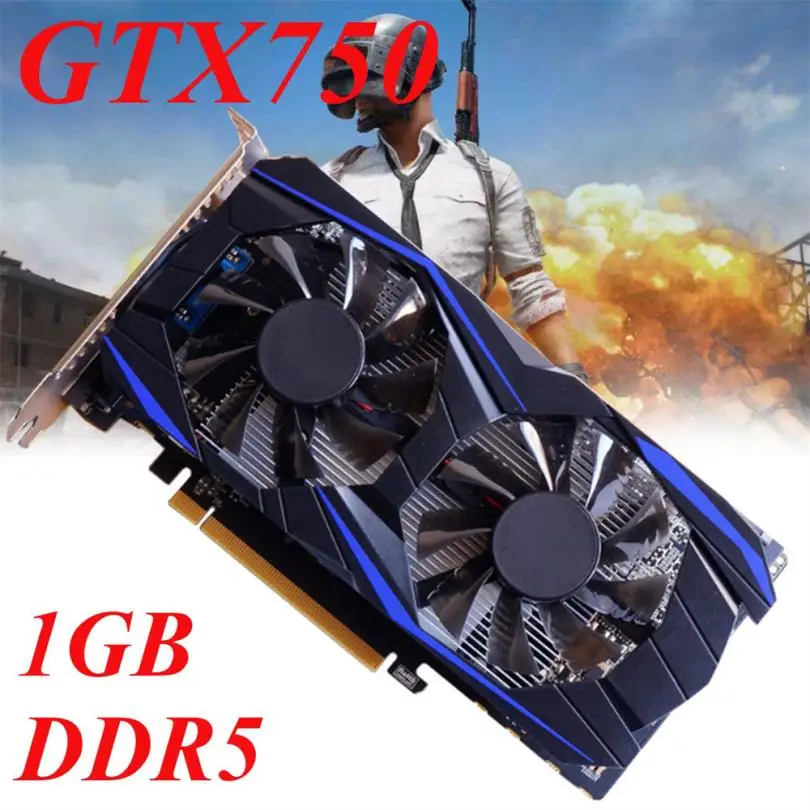 

High quality GTX 750 1GB DDR5 128Bit VGA DVI HDMI Graphics Card For NVIDIA for GeForce drop shipping apr19