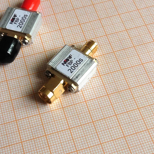 

2000MHz RF coaxial band pass SAW filter, 1dB bandwidth 5MHz, SMA interface