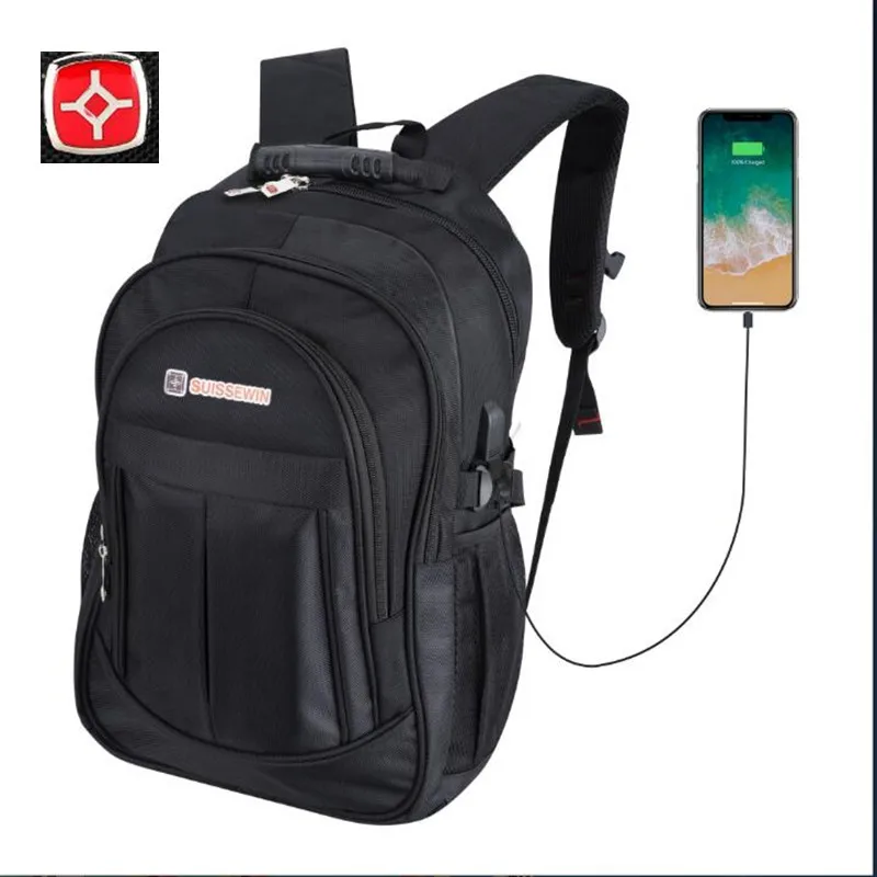 Kopen Zwitserse laptop rugzak voor 17 inch computer tas gear mannen rugzak multifunctionele Jongen Rugzak Mannelijke Rugzak Vrouwelijke Tas naar School