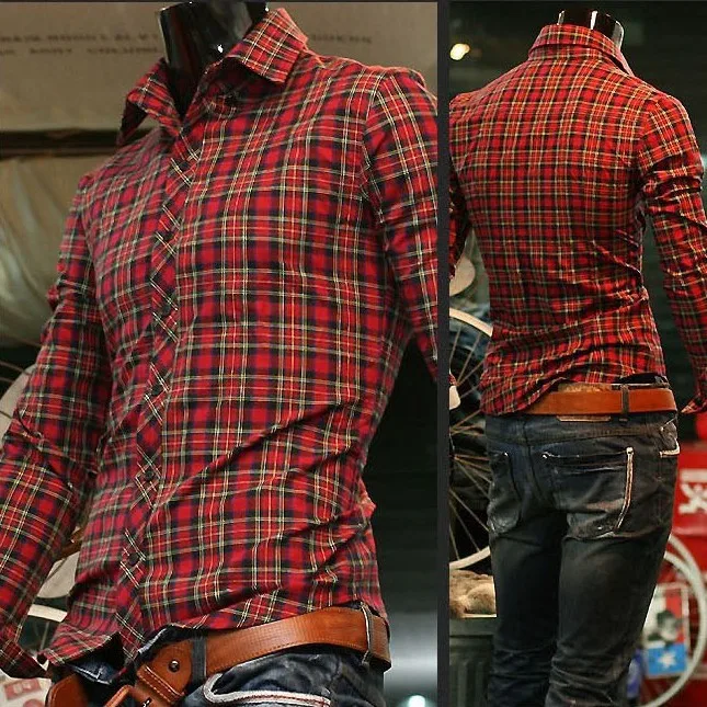 Compare Prices on Men Red Shirts Online Shopping/Buy Low Price Men Red Shirts at Factory Price