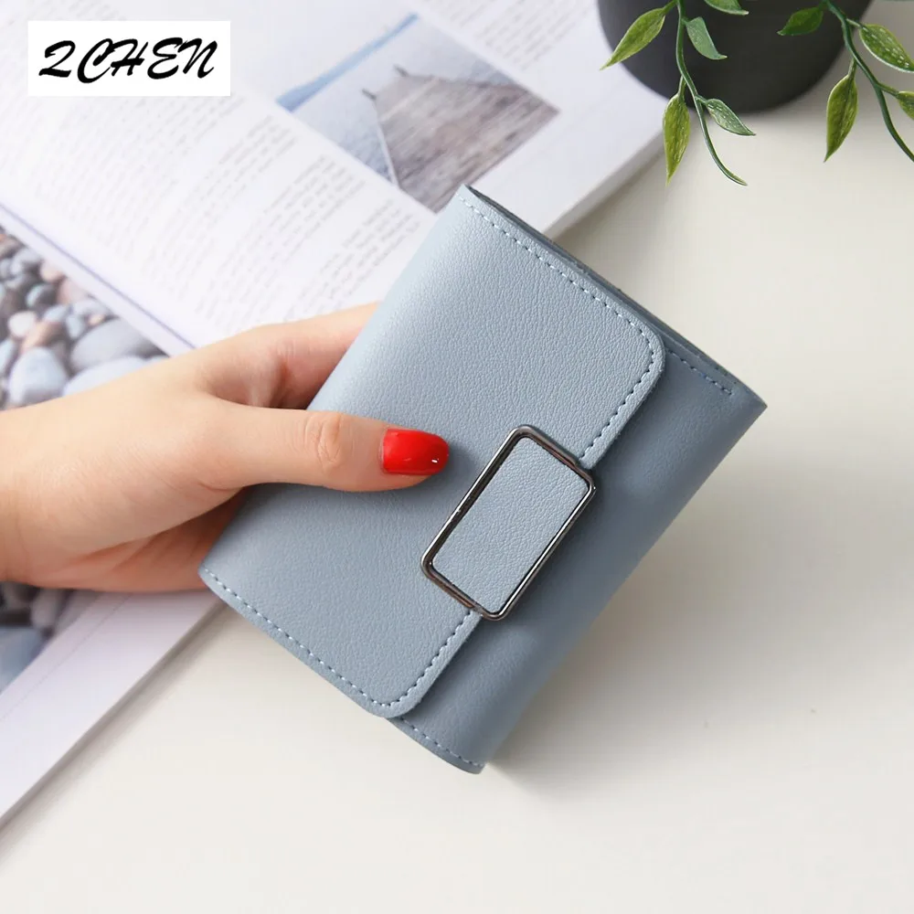 Women's Wallets Money Small Casual  Wallet Fashion Female Short Mini All-match Korean Students Purse Love Small Wallet 236
