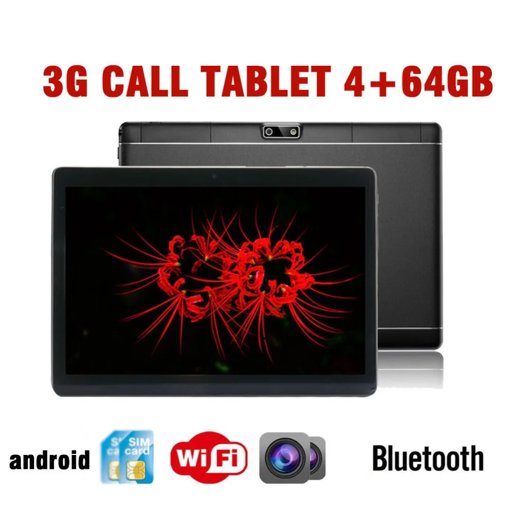 

NERLMIAY 10.1 Inch Android 7.0 Original Tablet PC 4+64GB Dual Camera Support TF Card Dual SIM Cards WiFi Bluetooth 4.0 Tablet