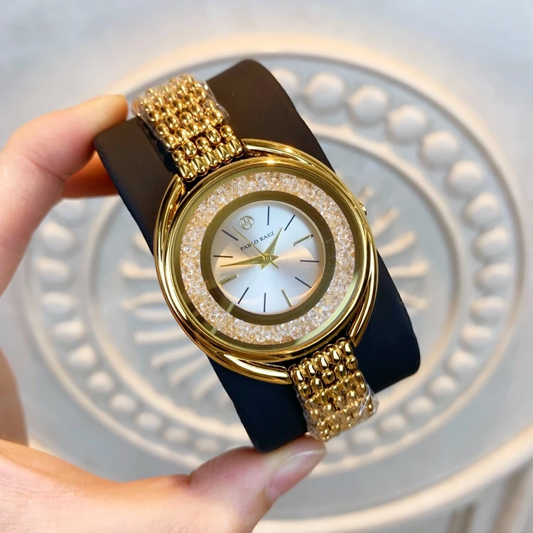 

Wholesales Pablo Raez New model Hot sale Fashion luxury watches Women clock satinless steel watch Quartz High quality Wristwatch