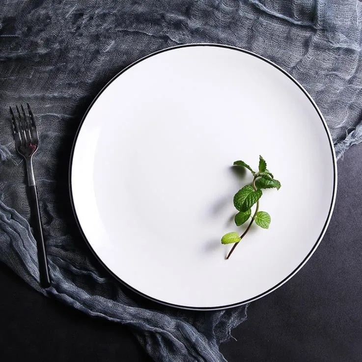 

Shiny Porcelain.Ceramic Creative European Steak Plate